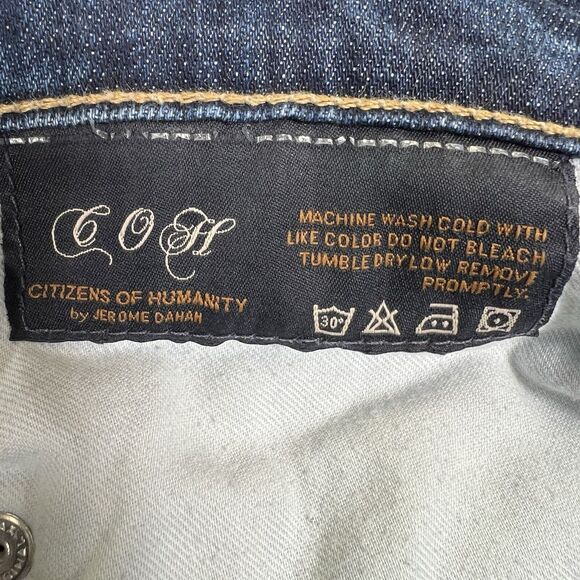 Citizens Of Humanity Jeans Women’s 30 (Actual 33x29.5) Dita Boot Cut Low Rise - Picture 9 of 15